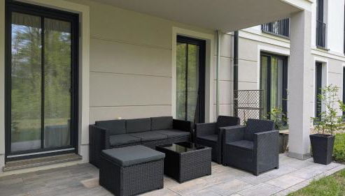 Modernes voll möbliertes Apartment am See mit Garten, nahe BER - Foto 3