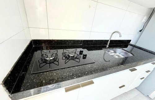 Apto moderno no centro Com Ar e Wi-Fi - Foto 12