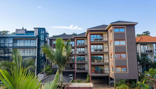 Fassade der Unterkunft