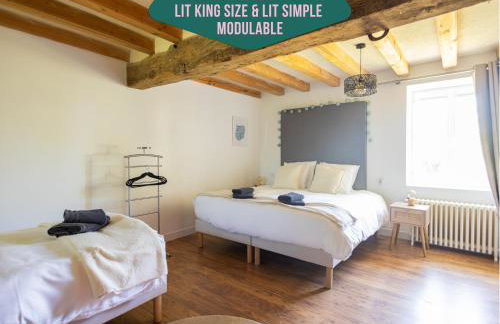 CENTER PARCS à 5min - Idéal Familles & Groupes - 3 parkings - Piscine - Jardin clos - Au calme - Châteaux de la Loire - Foto 16