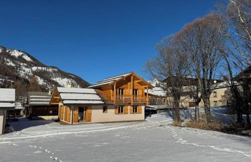 Chalet de charme 8 pers Vue montagne Terrasse Queyras - Foto 7