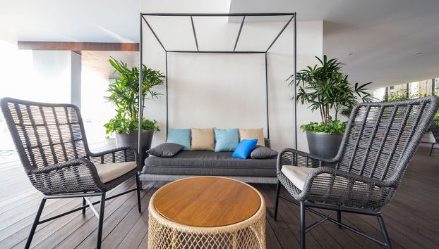 Sitzecke in der Lobby