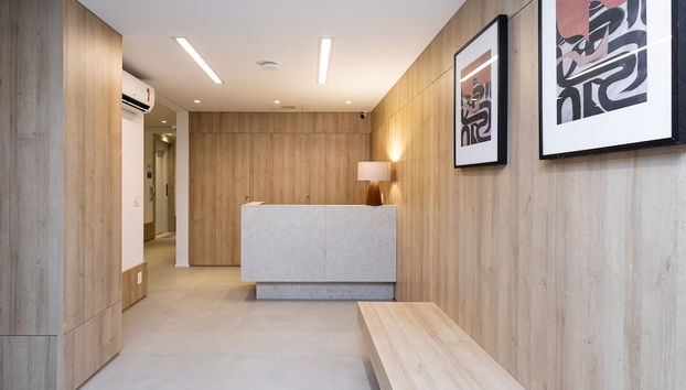 Sala de estar do lobby