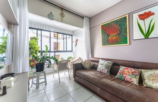 Apt 2 quartos com varanda próximo Praça Casa Forte o bairro mais agradável do Recife ARN901 - Photo 14