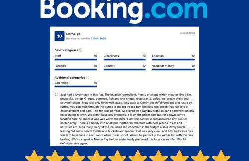 OCEAN ESCAPE 200m From the Sea, High Spec Town Centre Entire Flat, 3 Bedrooms, TVs All Rooms - Foto 60