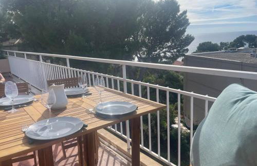 Vue mer incroyable, piscine, tennis et accès plage - 3 chambres - Photo 14