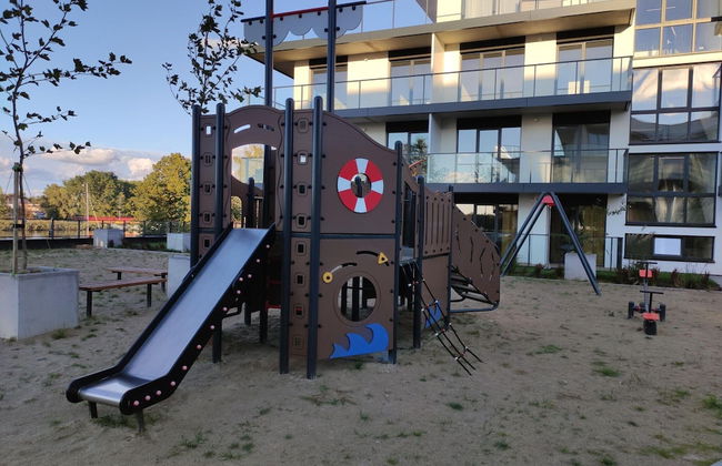 A Comfortable Apartment With a Swimming Pool and Sauna in Dziwnow for 4 People - Foto 35