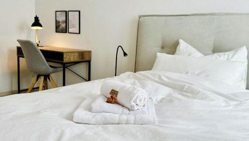 Zentrales City Apartment, Penzberg, 2 Schlafzimmer, Balkon, Parkplatz - Foto 5, towels