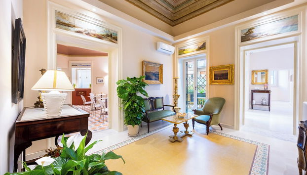 Sala de estar do lobby