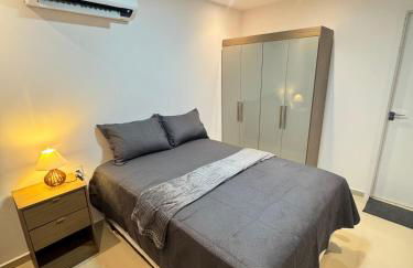 AP completo próx ao Shopping com piscina, garagem e ar - Foto 22