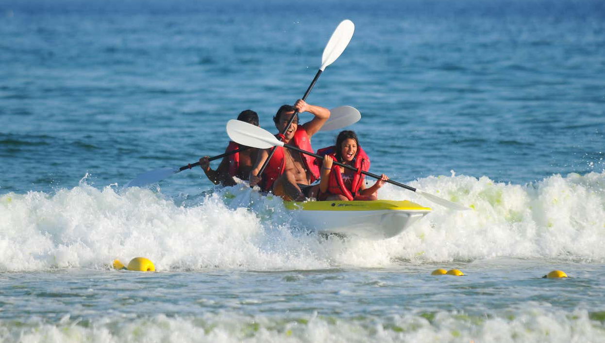 Navigando a bordo dei kayak