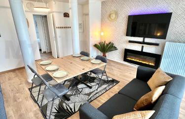 El Cubanito Athéna - Résidence de Standing - 2 Chambres - 4 Couchages - 8 Personnes Max - Parking Privé - Gare à 8 min - Foto 15