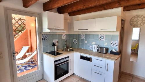 T2 calme proche plage Bonporteau avec Clim et parking - Foto 4, stove, dishwasher, pet friendly, toaster, minibar