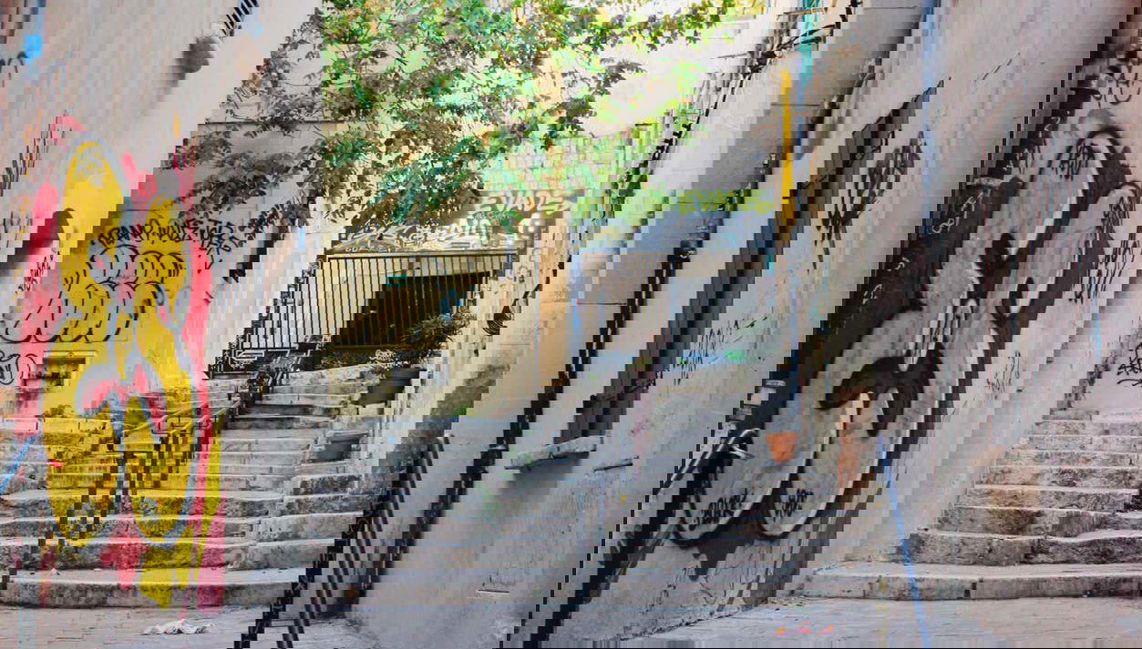 Urban art is everywhere in the Le Panier district