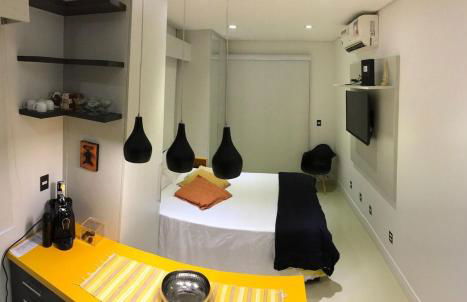 Apto Studio 501 mobiliado com linda vista - Foto 1