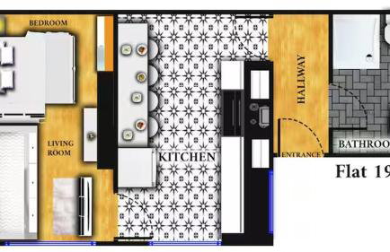 Free Parking 2 Beds Studio Flat close to River Thames - Photo 14