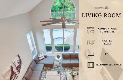 Captivating 6BR 3B Home with Pool & Fire Pit - Foto 3