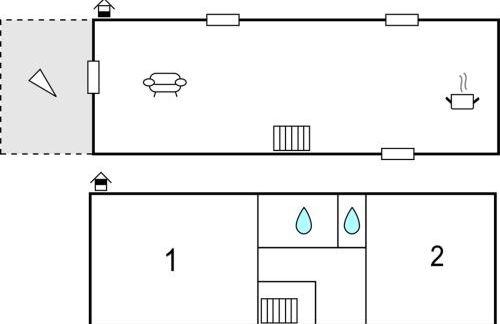 2 Bedroom Nice Home In Le Bourg-Dun - Foto 15