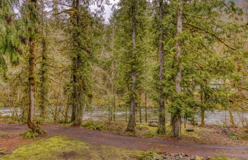 Thompson Cabin - Charming Salmon Riverfront A-Frame Oasis w/ fireplace - Foto 63