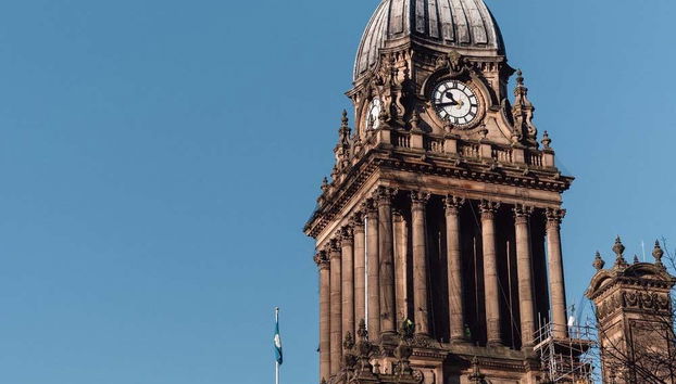 Detalhe da torre da Prefeitura