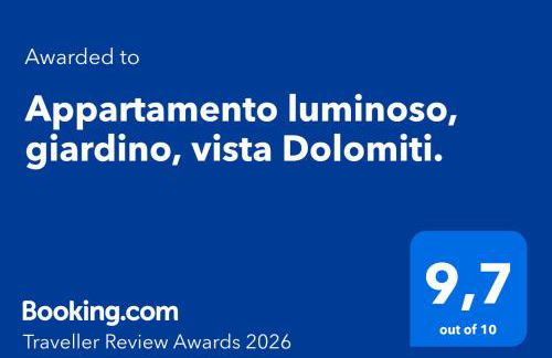 Appartamento luminoso, giardino, vista Dolomiti. - Foto 2