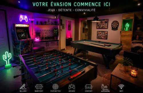 VILLA 160m2 - LES LOGES DU THEATRE avec JARDIN en plein cœur d'Épernay 14PERS Max VISITE DE CAVE guidée et DÉGUSTATION CHAMPAGNE offert BIEN-ÊTRE & JEUX - Photo 9