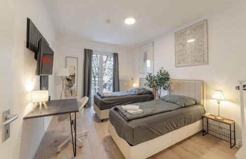 Zentral für 6 Nähe Messe & Hbf mit Balkon und WLAN - Foto 1