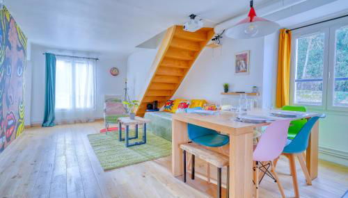 Confort et Nature, Duplex Idéal à Jouy-en-Josas, Parking gratuit, 25 mn orly, 10 mn Versailles - Foto 3