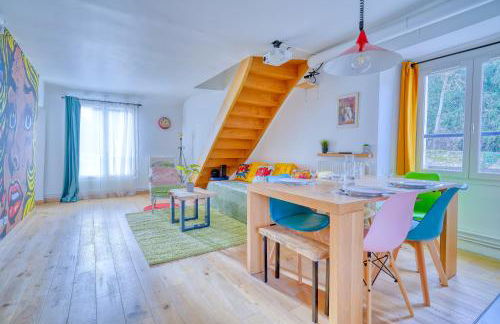 Confort et Nature, Duplex Idéal à Jouy-en-Josas, Parking gratuit, 25 mn orly, 10 mn Versailles - Foto 3