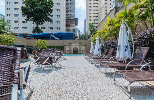 Flat Hotel Merc Espaçoso Ibirapuera 4 estrelas com Wi-Fi Recepção 24 horas 3PRI - Foto 18