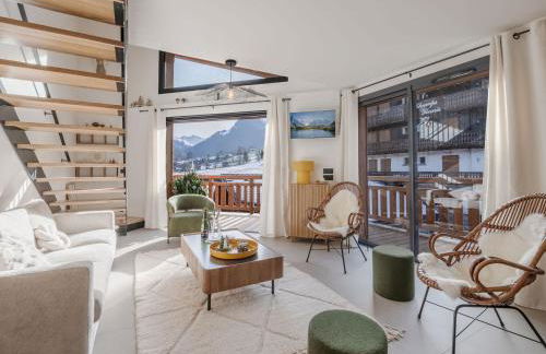 Morzine: Appartement moderne 8 pers, ski-in/ski-out, 72m², parking, wifi - FR-1-754-108 - Foto 1