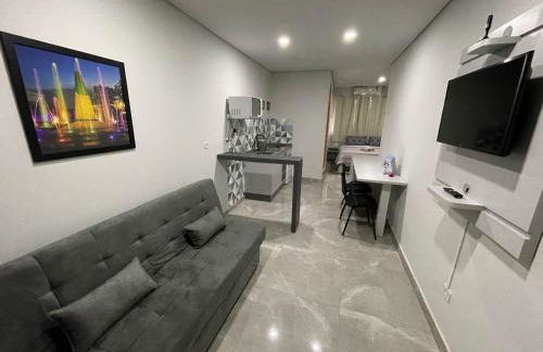 Novo apartamento Studio a poucos passos do Paraguai - Vila Portes - Foto 53