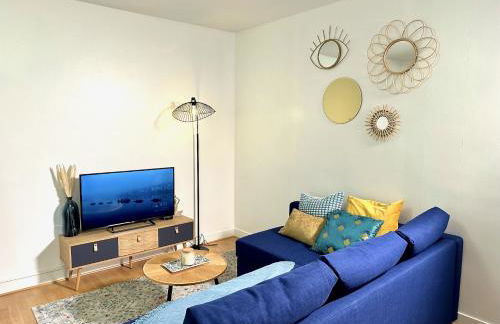 Le Bleu Soleil - à 2 min du métro - 7 min de Paris - Foto 13