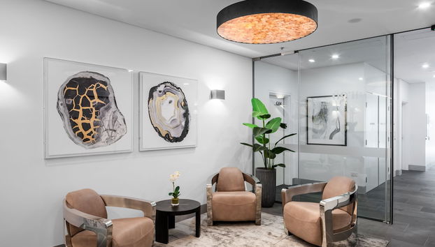 Zona de estar del vestíbulo