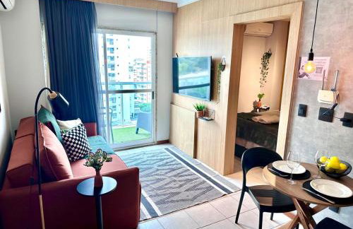 Flat Vista Mar Miolo Praia Canto Piscina Cama Queen Ar - Foto 1