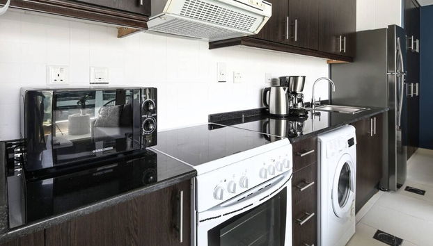 Enticing Studio in Dubai Marina - Next to Beach! - Foto 3, Cocina privada