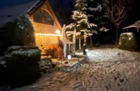 Dom Grabowa z sauną , podgrzewanym basenem i balią z hydromasażem - Foto 44