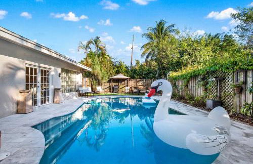 HUGE Outdoor soccer 4BR HEATED Pool house near Las Olas - Foto 6