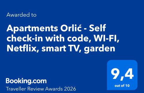 Apartments Orlić - Self check-in with code, WI-FI, Netflix, smart TV, garden, terrace - Photo 47