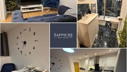 Sapphire Luxe- Basingstoke Sleeps 4 with Free Parking - Foto 1