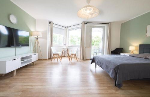 Executive Stadtwald Apartment - S-Bahn Direct - 12min Messe Essen - Barrier-Free - Foto 51