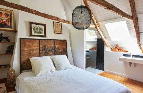 La Longère de l'Amiral c'est au choix la Maison de l'Amiral jusqu'à 10 personnes ou le Carré de l'Amiral jusqu'à 4 personnes - Foto 26