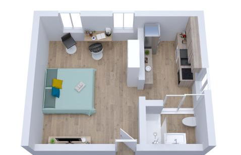 Le Charentais Studio Cognac Centre entrée Autonome - Foto 9