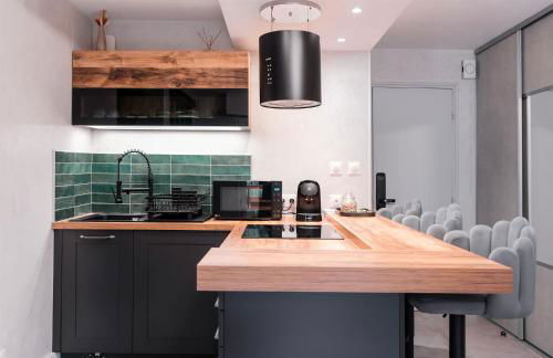 Studio cabine Au Loup Blanc avec vue Mont Blanc - Foto 9