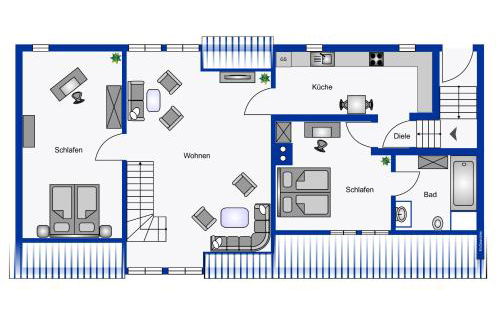 Ferienwohnung Silbermoewe_Herrenhof - Foto 7