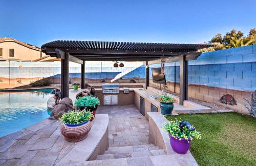 Maricopa Home with Swim-Up Bar, Heated Pool and Slide - Photo 2