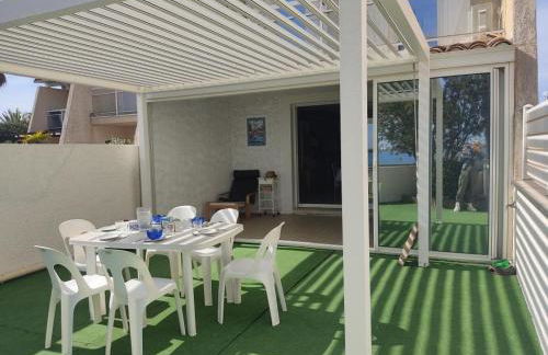 Villa T4 Gruissan avec Vue Mer, Climatisée, 80m2, Plage à 50m, 6 Pers. - FR-1-796-100 - Photo 13