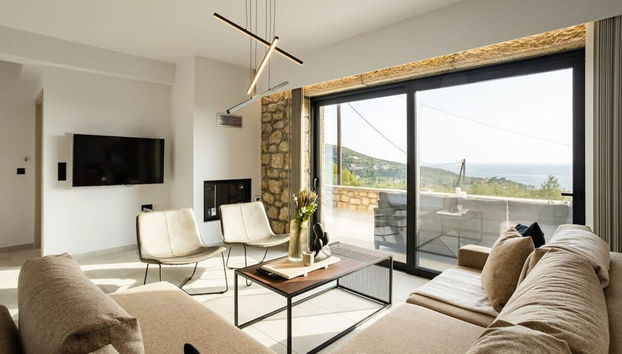 Mani Stone Villa A Paradise of Panoramic Views - Foto 2, Habitación