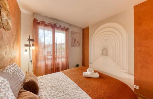 L'îlot Zen- Idéal pour famille-Groupe-Pro-Double Parking-highwifi-Aeroport Orly 8min-Paris30min - Foto 2