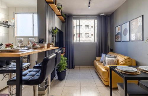 Flats Praia Uberlandia - Apt próximo ao Praia Clube - Area de lazer com Portaria 24 horas, piscina, academia, brinquedoteca, churrasqueira e áreas verdes para caminhadas - Foto 56